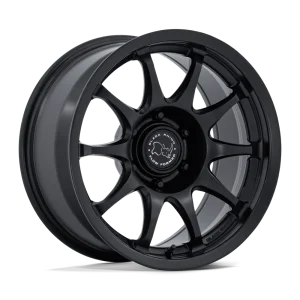 Black Rhino – BR038 RONIN – Black – 17″x8.5″ 0mm – All weather Wheels – BR038MX17855000